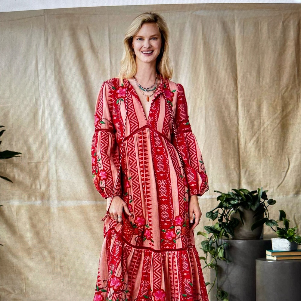 Farm Rio Jaquard Orchard Dress size M NWT